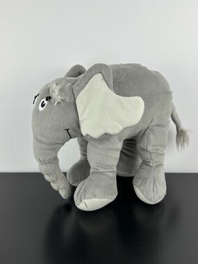 Manhattan Toy Dr. Seuss Horton Hears A Who Elephant 8" Gray Plush Stuffed Animal